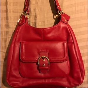 Coach red leather purse. Brand new never used!!!